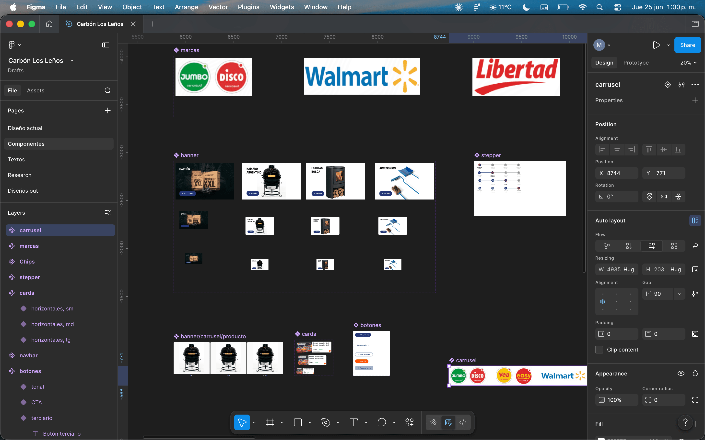 Handoff a desarrollo